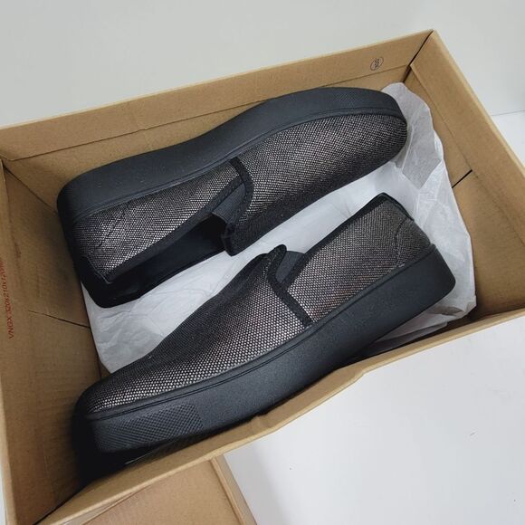 Fit Flop Veda Me3talloc Gray Black Slip On Sneaker Size 10 NEW NWT Style HR9-001 - Picture 9 of 9